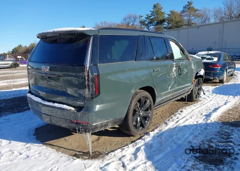 2025 Cadillac Escalade Sport из США, поврежденный, VIN 1GYS9FRL3SR281833